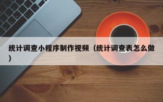 佳木斯统计调查小程序制作视频（统计调查表怎么做）