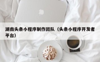 佳木斯湖南头条小程序制作团队（头条小程序开发者平台）